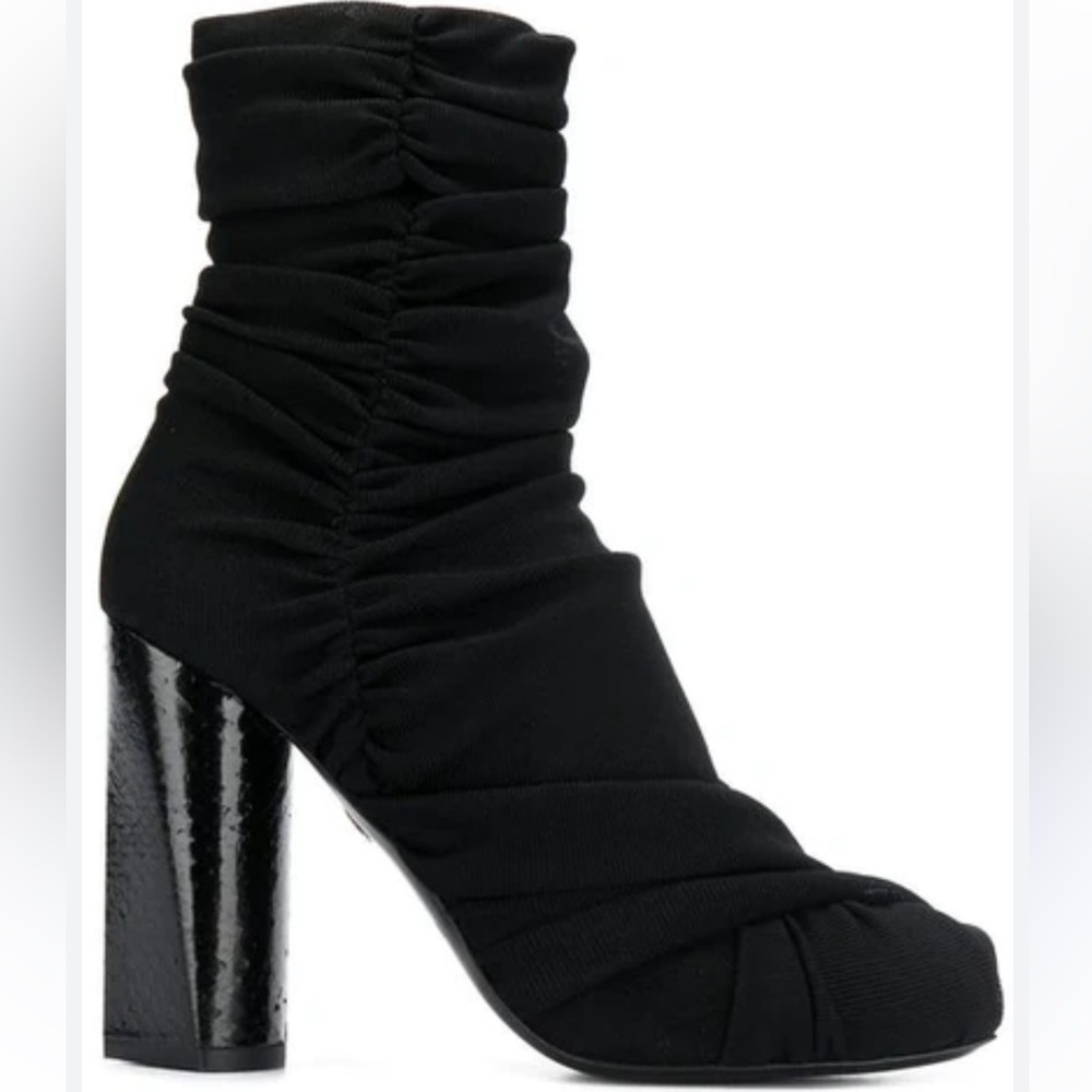 Roberto Cavalli draped design boots (NEW)
